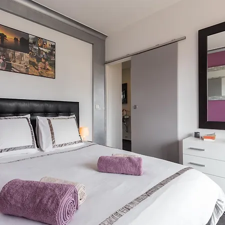 Apartmán Le Mantega - F2 Moderne,centre Ville, 2 Grandes Terrasses,climatisation, Ascenseur *